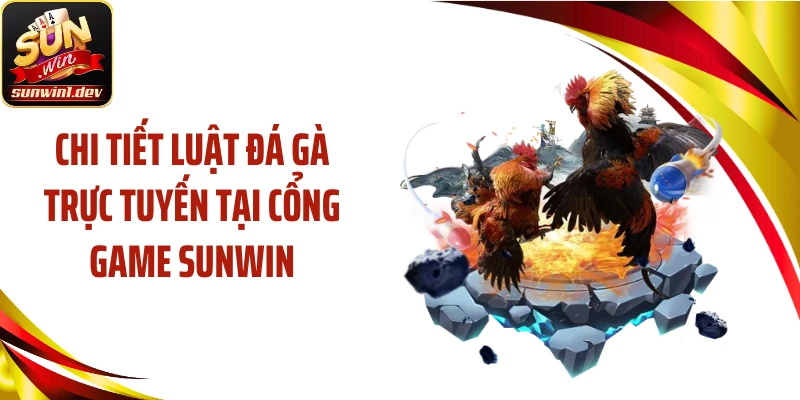 Chi tiết luật đá gà trực tuyến tại cổng game SUNWIN